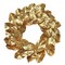 Gold Magnolia Leaf Christmas Wreath with Glitter Accents, 24" Holiday Door Decor, Indoor/Outdoor - 2024 Christmas Collection, Floral Home by Artificial Flowers